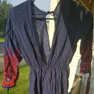 Dark blue romper